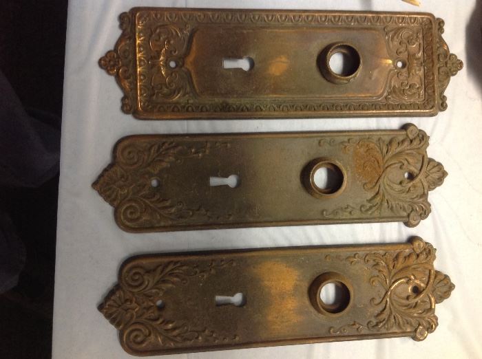 Brass Door Knob & Key Plates