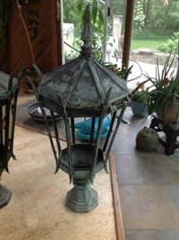 1920's Street Lights from the City Of Chicago sold as a set only.......Asking  850.00 for pair