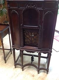Antique Radio Cabinet 