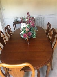 Formal dining table