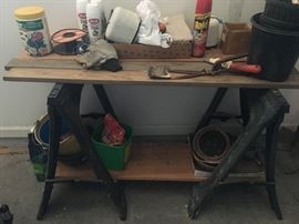 Garage sawhorses