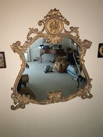 Stunning gold gilded mirror - one of our favorites in the last 26 years!!!