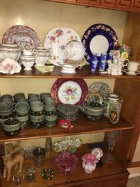 Lots of pretty china & tea sets.