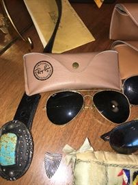Ray Bans! Forever classic.