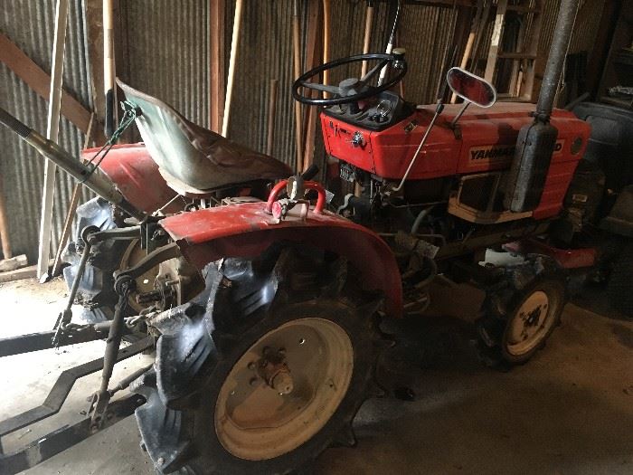 Yanmar tractor with 3 point hitch