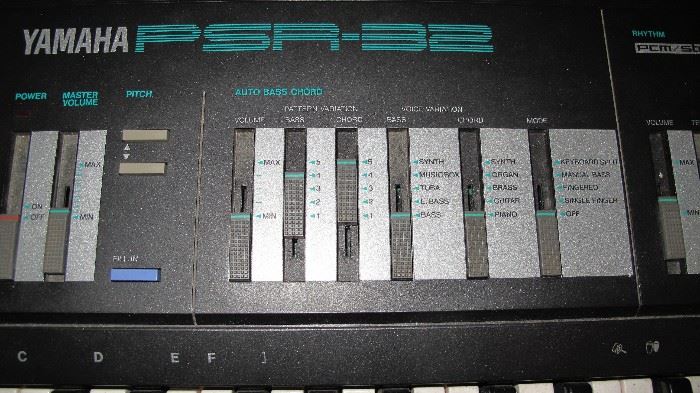 Yamaha PSR-32 keyboard.