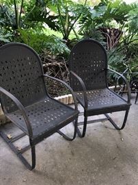 Original Metal Porch chairs 