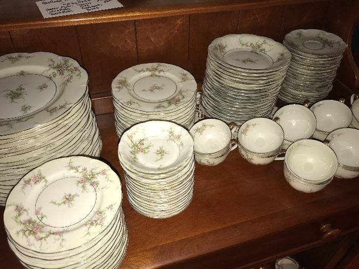Large Service of Theodore Haviland 'Rosalinde' - Serving Pieces also available 