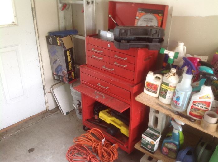 Garage tool cabinet and product