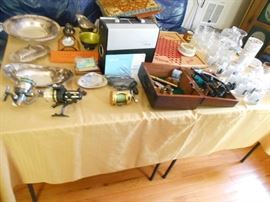 The Wood Box Contains and Antique Sextant.   Family knowledge is it belonged to their great great grandfather.