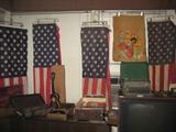 Vintage American flags