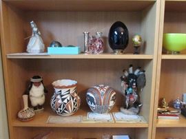 American Indian pottery and Kachina
