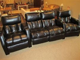 Theater recliners in like new condition
