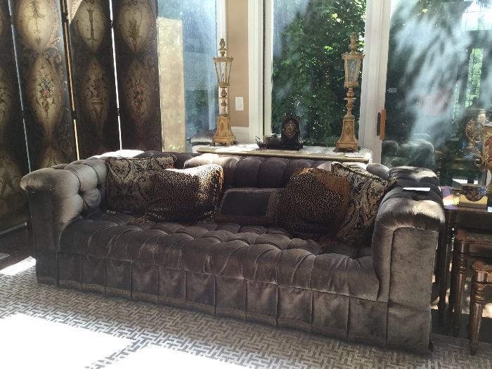Beautiful Tufted Sofa two available 