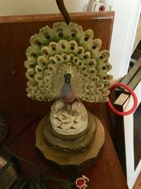 Peacock lamp