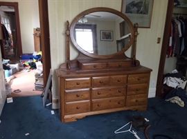 Dresser and Mirror.