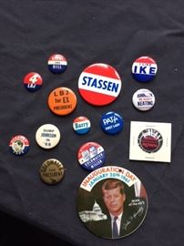Original Political Buttons.