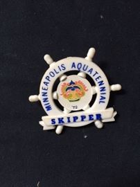 Minneapolis Aquatennial Skipper Pin.