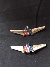 American Airline Pilot Wings.