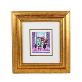 Jean-Claude Picot "Les Fleurs de Paris" Signed and Numbered Seriolithograph