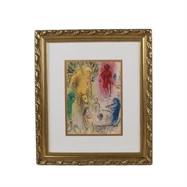 Marc Chagall "Daphnis & Chloe" Offset Lithograph