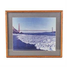 Mark Reuben "Suspended City" Signed Photograph of the Golden Gate Bridge