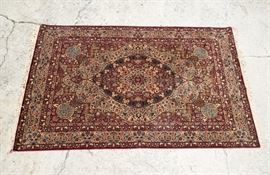 Vintage Tabris Super 100% Kammgarn Wool Rug