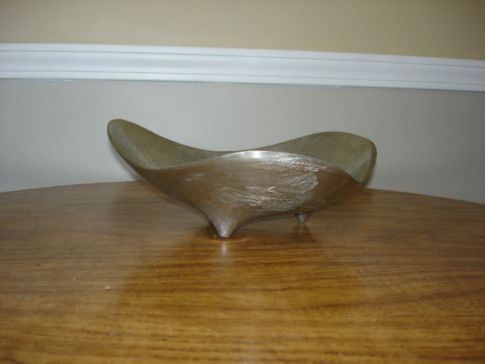 Bruce fox free-form aluminum bowl 1957