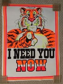 VINTAGE 1960's and 1970's POSTERS - MANY NEW - STILL SEALED !   ESSO GAS TIGER