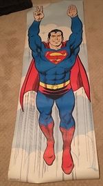 VINTAGE 1960's and 1970's POSTERS - MANY NEW - STILL SEALED !  SUPERMAN DOOR SIZED ORIGINAL 70'S POSTER