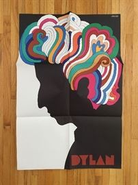 VINTAGE 1960's and 1970's POSTERS - MANY NEW - STILL SEALED ! BOB DYLAN MILTON GLASER MINT POSTER