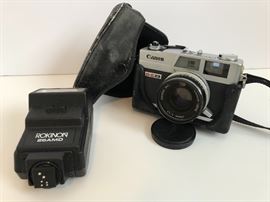 THE CAMERA'S OF MIKE BARICH - FAMOUS ROCK PHOTOGRAPHER OF THE 1960'S AND 1970'S. CANON VINTAGE CAMERAS
