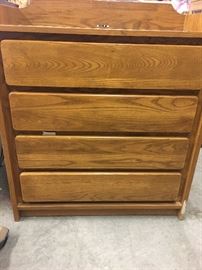 4 drawer chest. Top folds down as a changing table