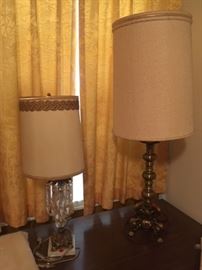 Hollywood Regency lamps