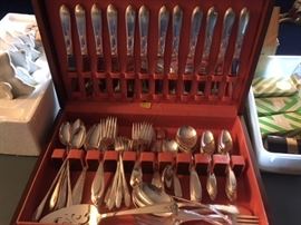 •	Vintage silver flatware