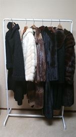 more fur coats than anyone should possess.  gorgeous ones