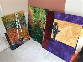 Oil on canvas. All original art