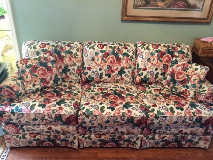 nice floral sofa