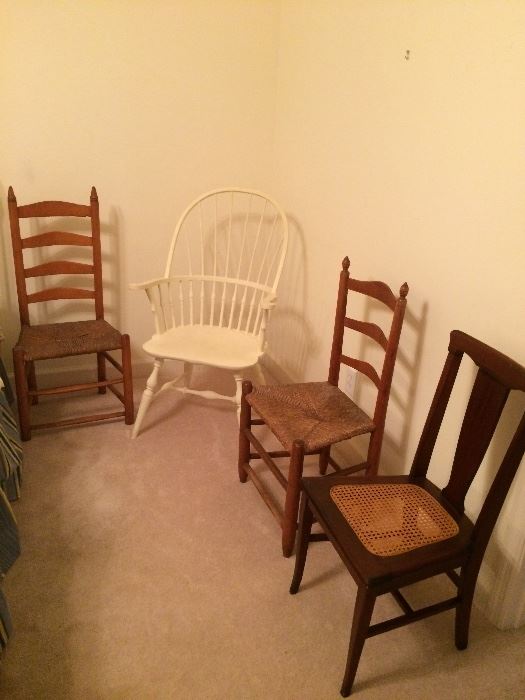 assortment of chairs