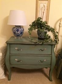 Painted dresser in French blue