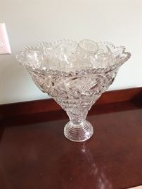 Punch bowl and cups -in time for graduation parties!