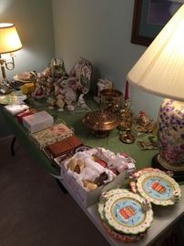 Easter, brass and other decor
