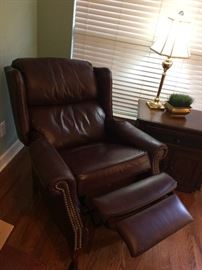 "leather" recliner