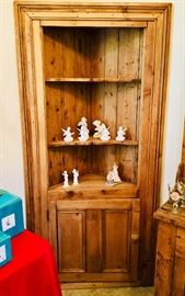 Corner Pine Cabinet