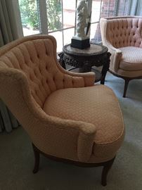 Matching wing chairs