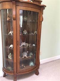 VERY large collection of turtles and gorgeous antique curio.