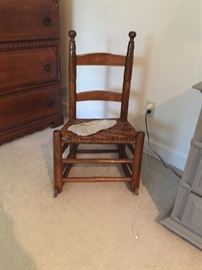 Antique child sized rocker
