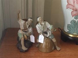 Porcelain old man and the sea