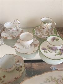 Cups and saucers