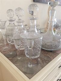 Large selection of carafes